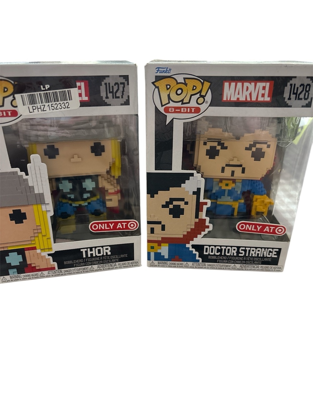 Funko Pop! Marvel Thor & Doctor Strange 8-Bit - Red, Blue, Yellow, White, Black